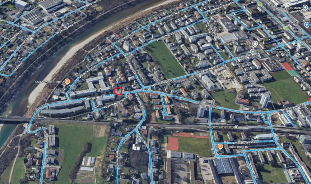 Tiefgaragenplatz in Bregenz zu Vermieten