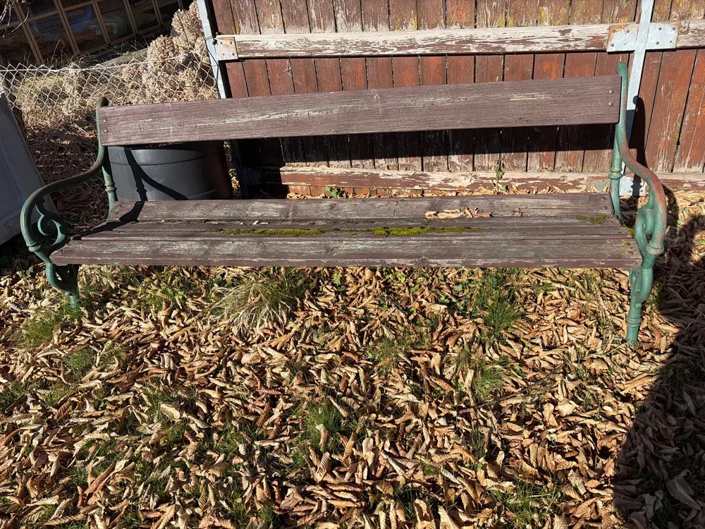 Gartenbank kostenlos