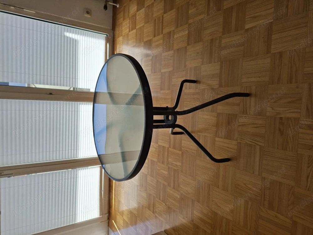 Garten Tisch Rund Glas