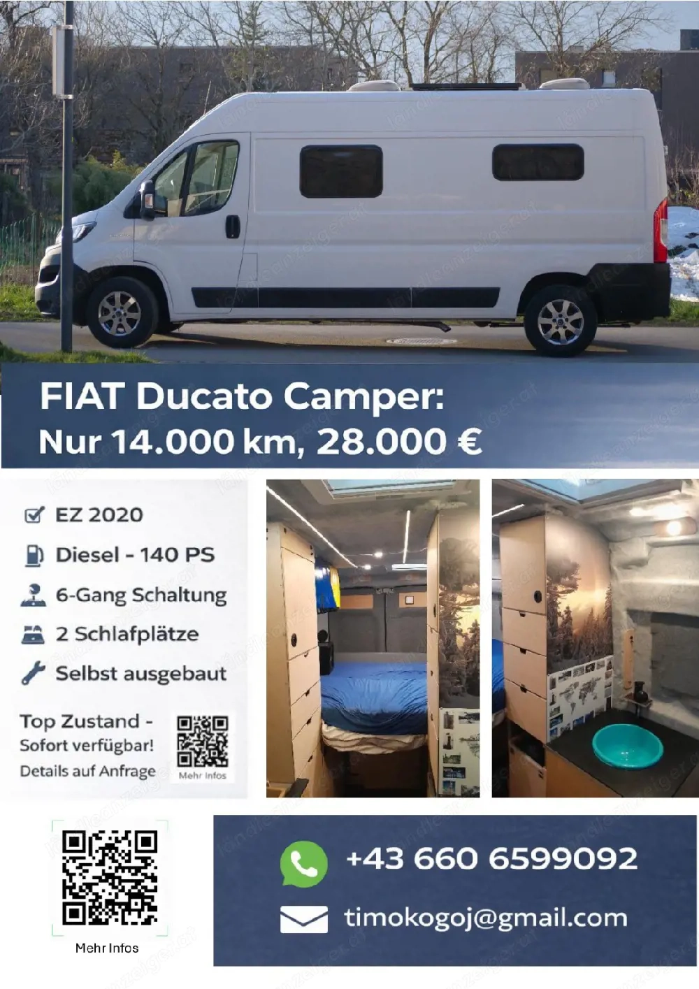 Fiat Ducato Camper Van