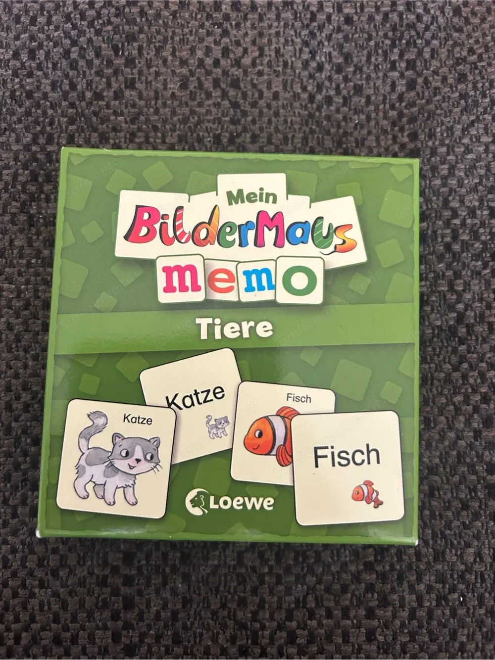 Loewe Mein Bildermaus Memo Tiere