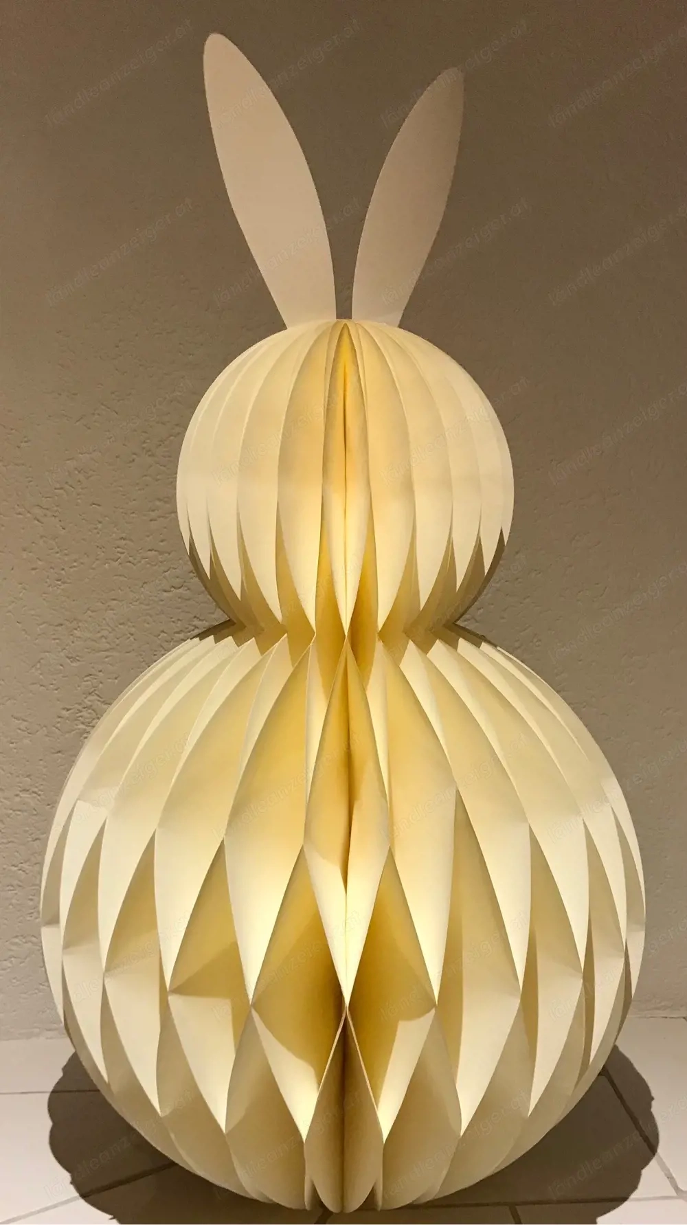 Osterhasen aus Papier, 70 cm