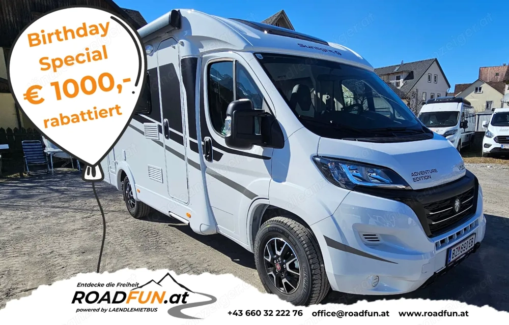 Sunlight V66 - kompakte Maße und viel Raum