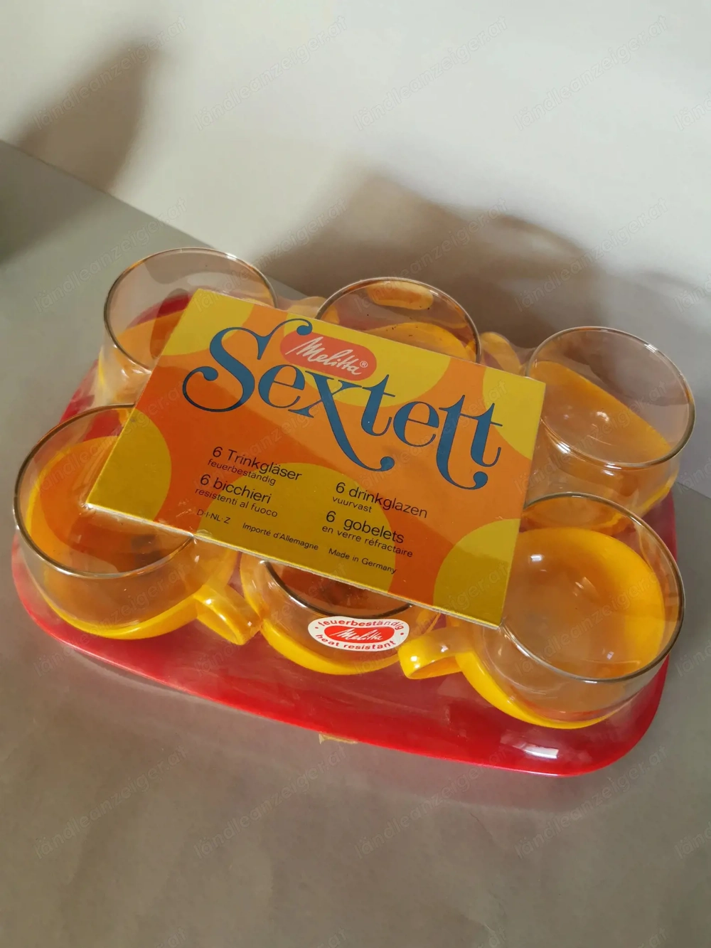 Melitta Sextett Teegläser