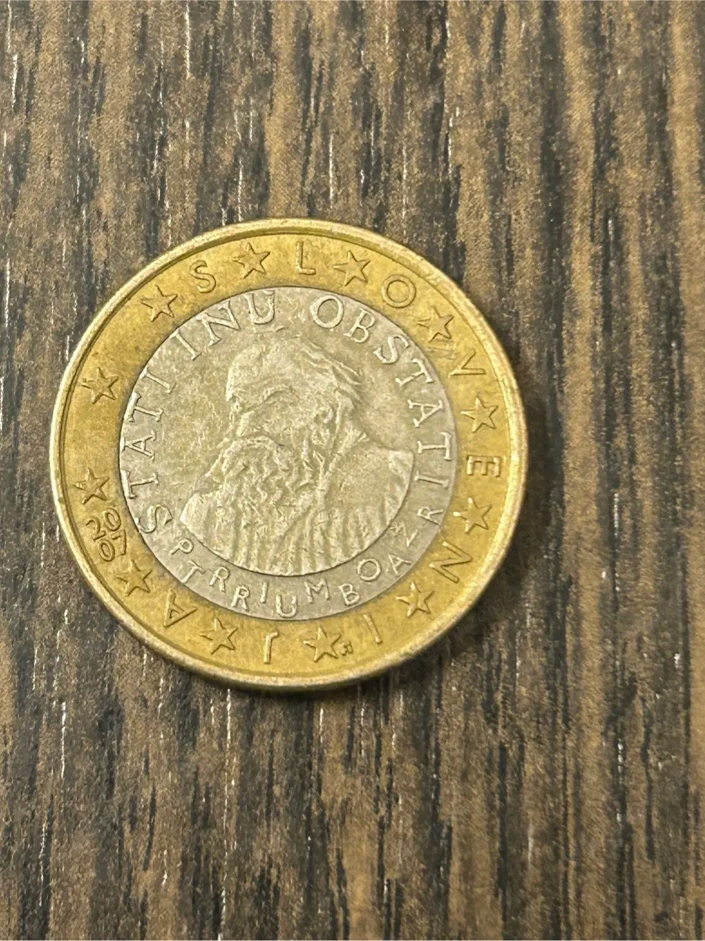 1 Euro Umlaufmünze Slowenien 2007