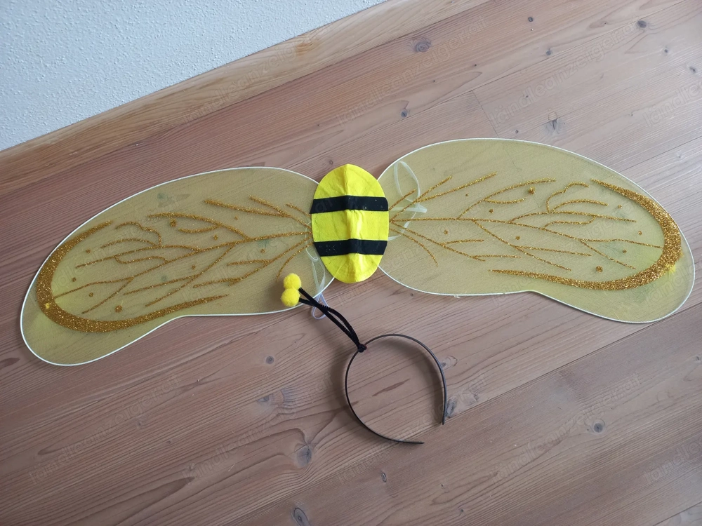 Biene-Maya-Flügel und Fühler