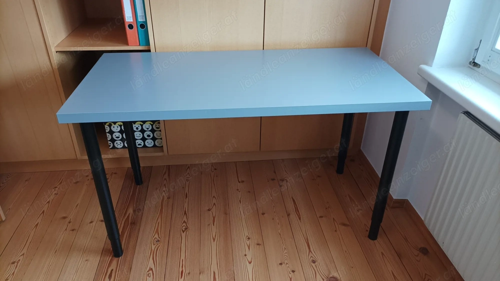 Schreibtisch, grau, ikea