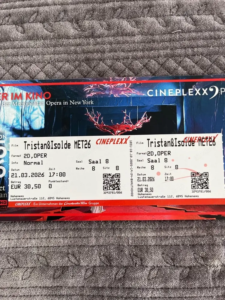 Cineplexx Opera Ticket