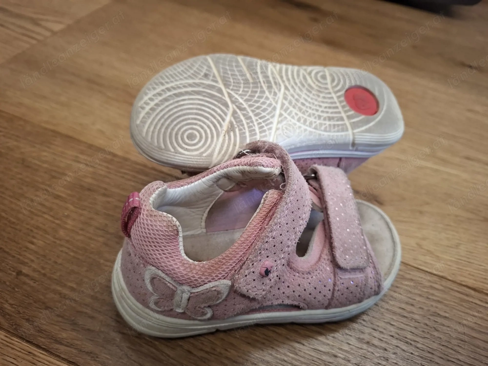 Leder-Sandalen Mädchen Gr. 22