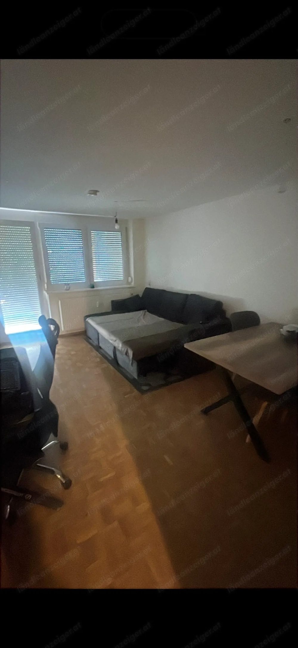 Ecksofa  L Couch in Anthrazit Grau