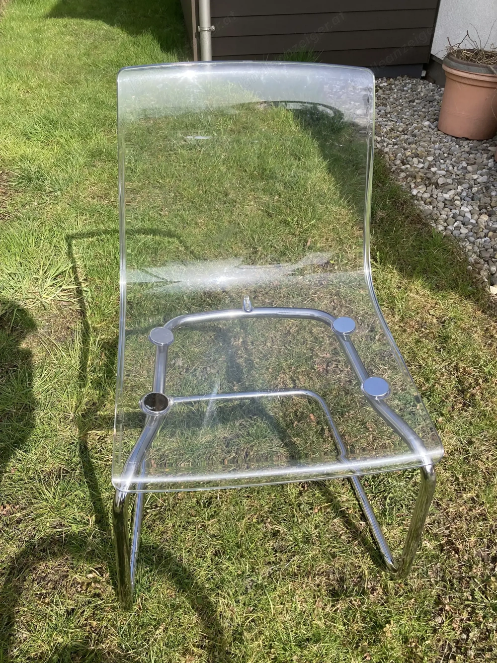 Ikea Stuhl Tobias, transparent 