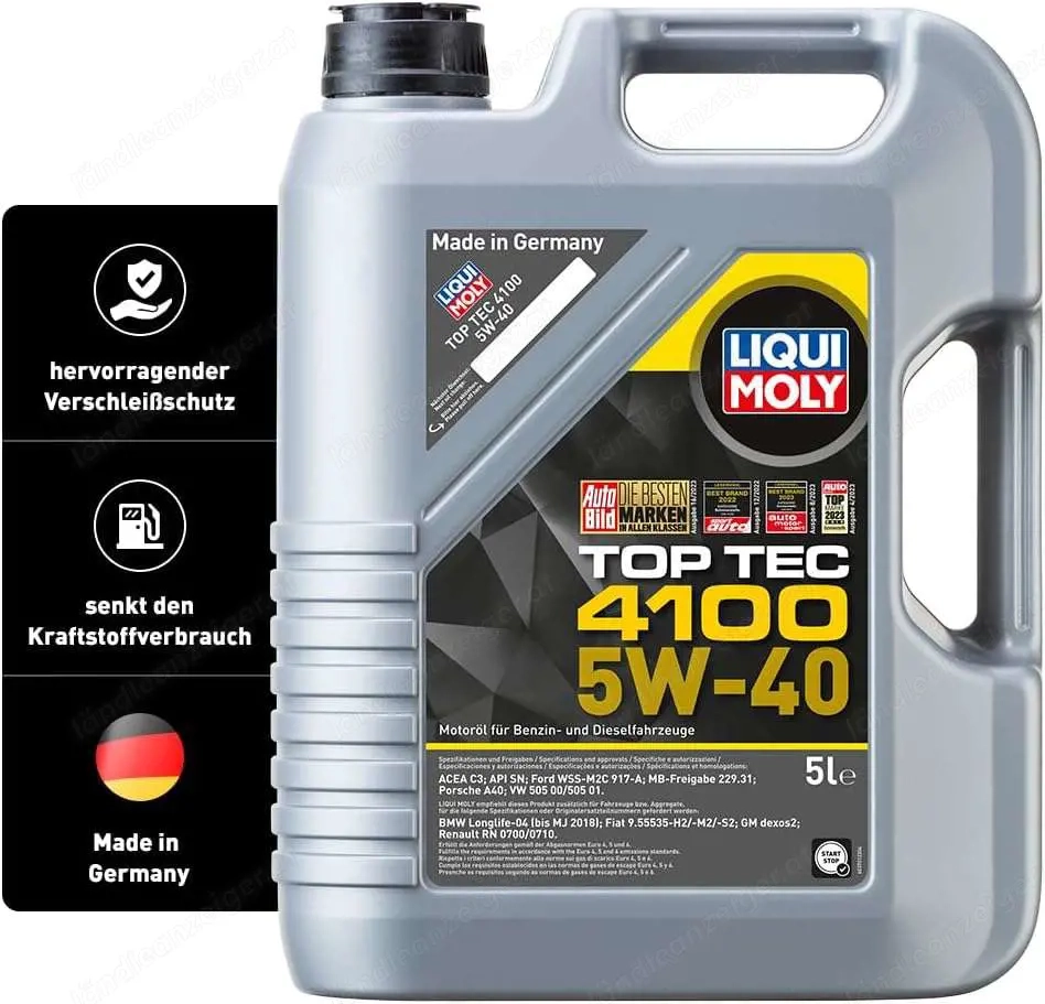 LIQUI MOLY Top Tec 4100 5W-40 5 L Motoröl