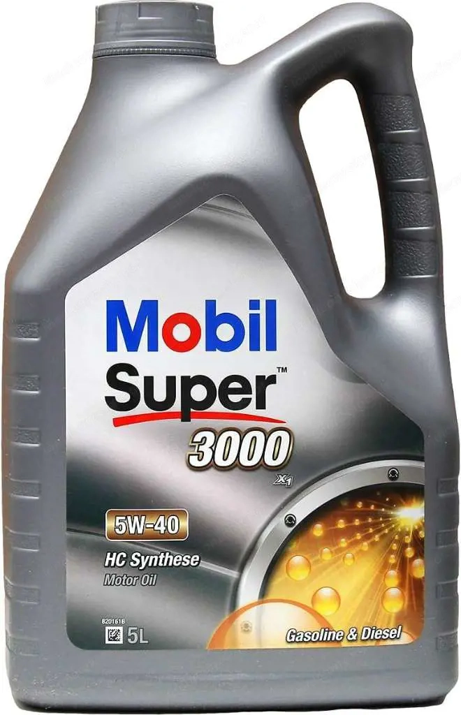 Mobil Super 3000 X1 5W-40, 5L Motoröl