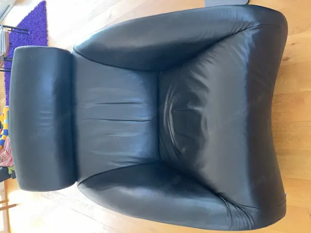 Super bequemer Lounge-Sessel aus Leder