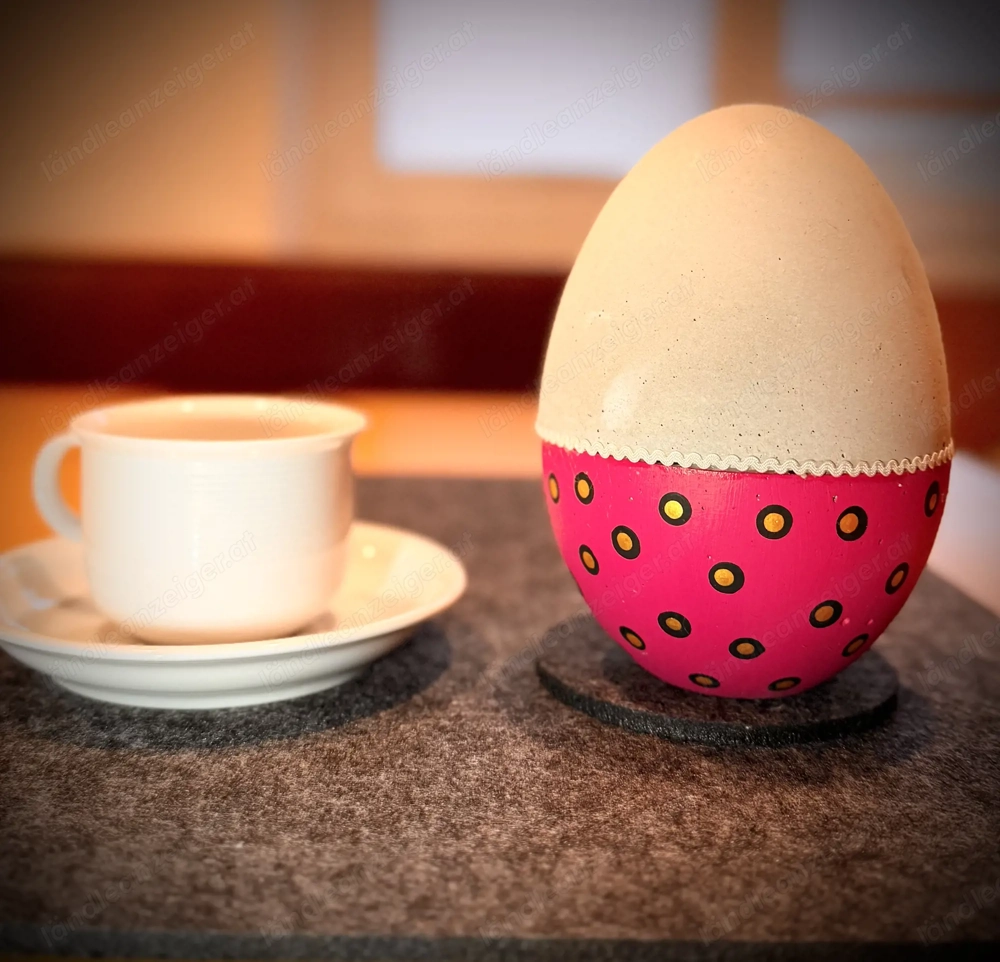 Edle Ostereier aus Beton (Unikate handgefertigt)