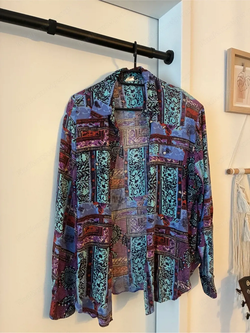 Vintage Hemd Bluse Muster