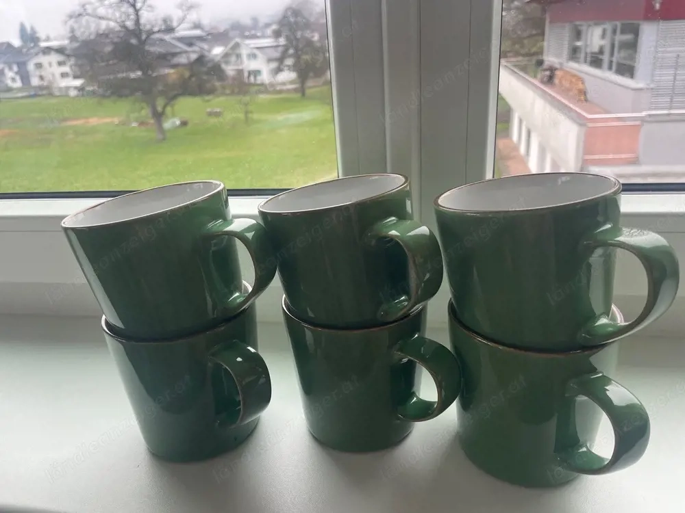 Tassen grün 6er Set