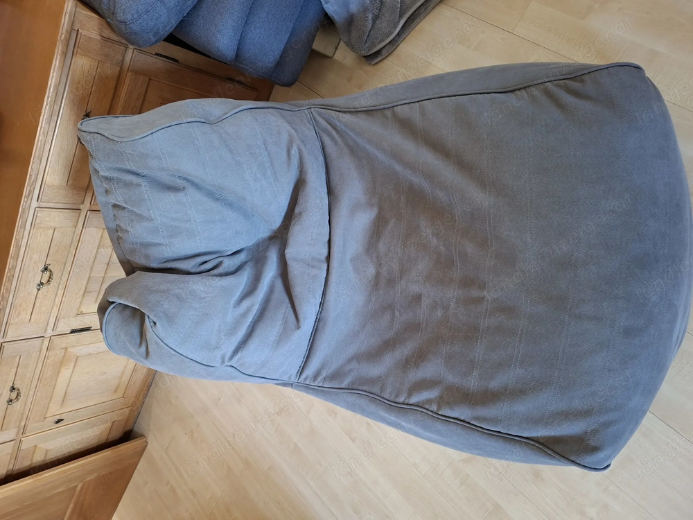 Großer Sitzsack in grau
