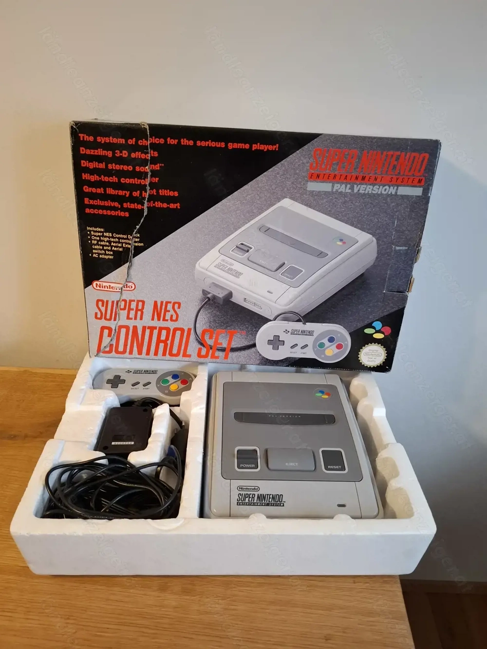 Super Nintendo SNes Konsole Vintage 90er Jahre