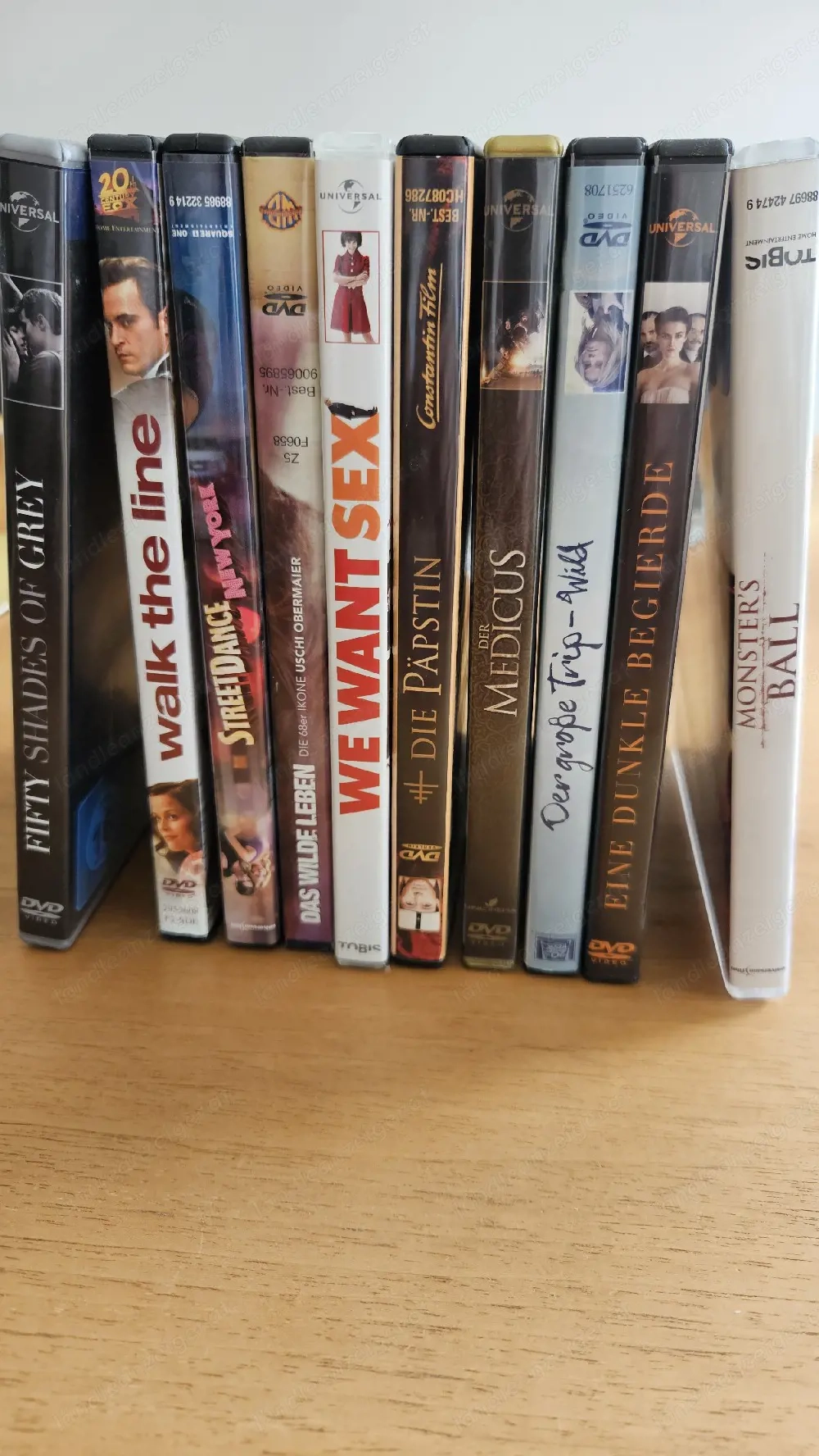 10 DVD diverse Filme