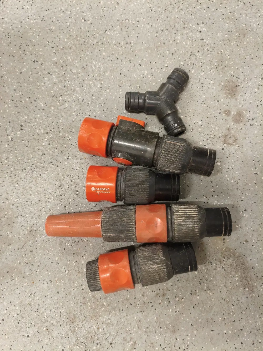 Gardena Anschlüsse, Kupplung, Düse
