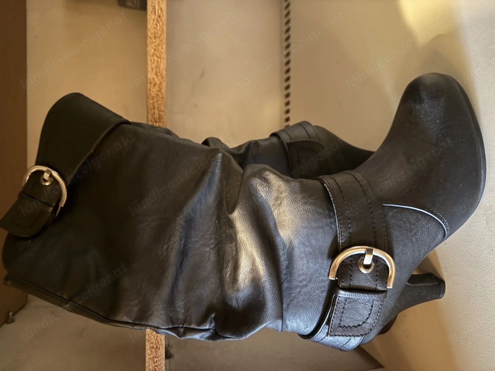 Verkaufe wegen Größe Fehlkauf Damen Leder Stiefel
