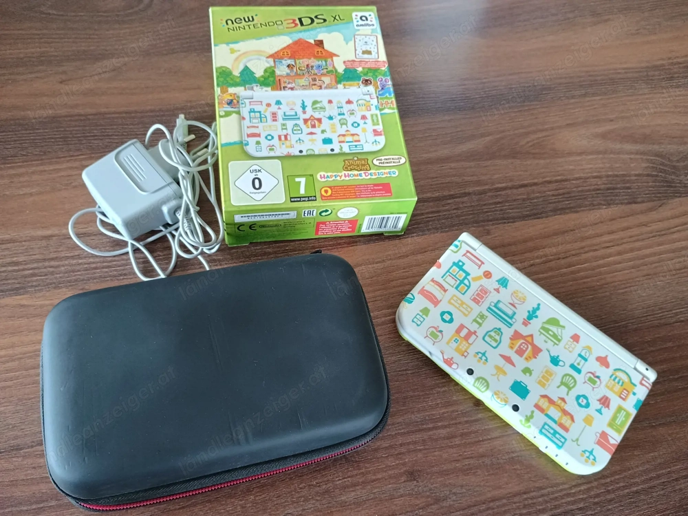 Nintendo 3 DS XL Animal Crossing Edition mit Hülle