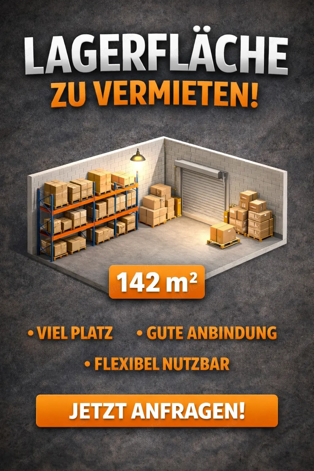 Lager 142m2 im Zentrum von Dornbirn