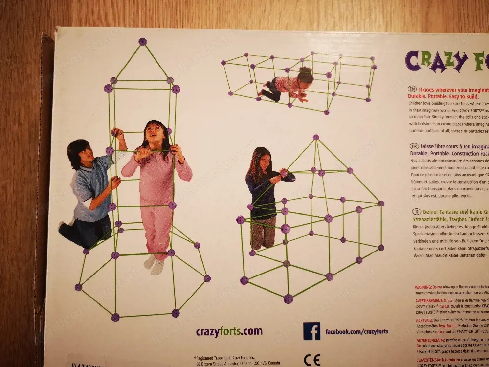 Spielzeug Höhle bauen Crazy Forts