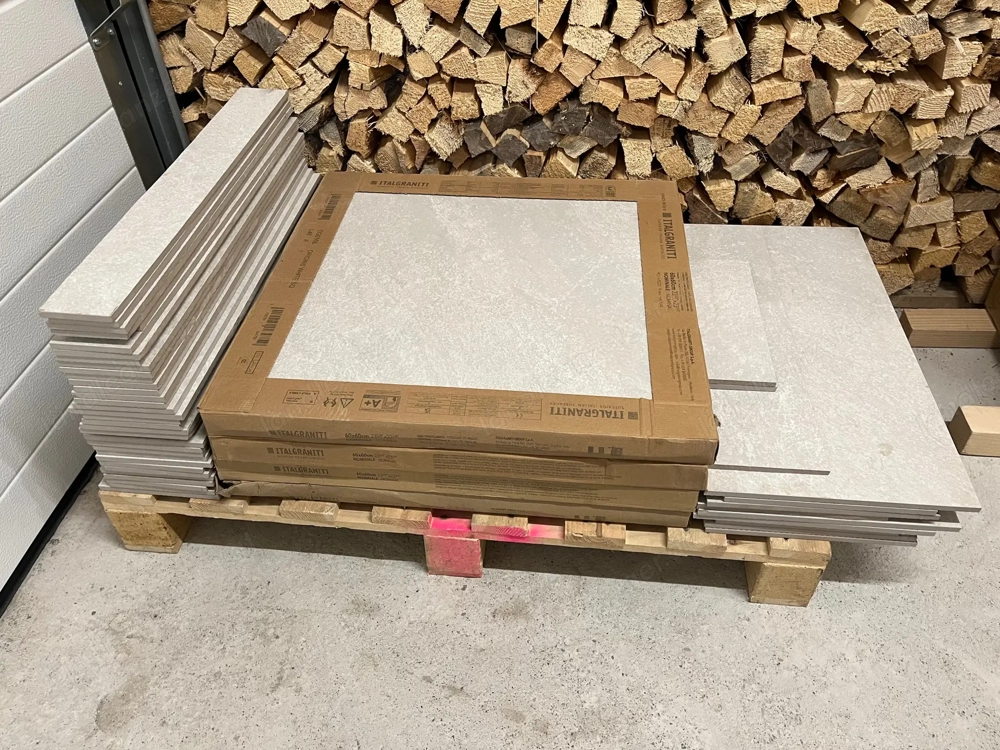 Fliesen Feinsteinzeug in Steinoptik Origins White R10B