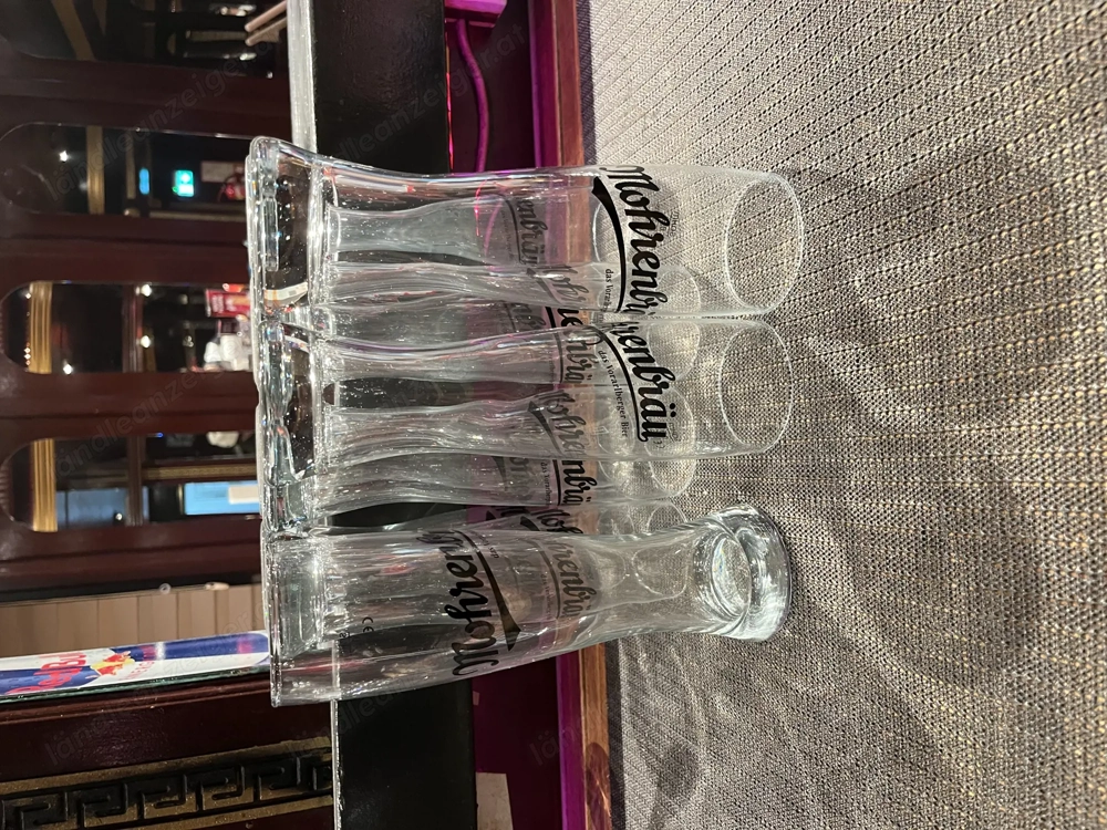 0,5 Liter Bierglas Mohrenbräu