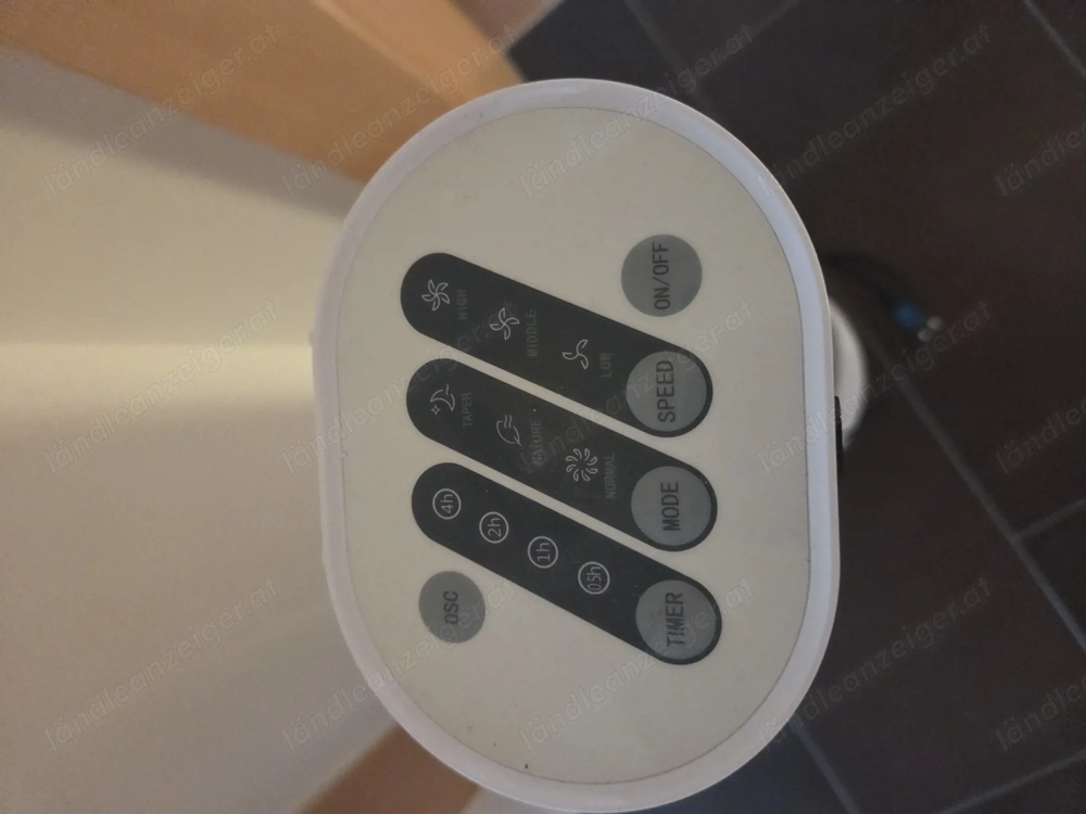 ANSIO oszillierender Turmventilator (mit Fernbedienung)