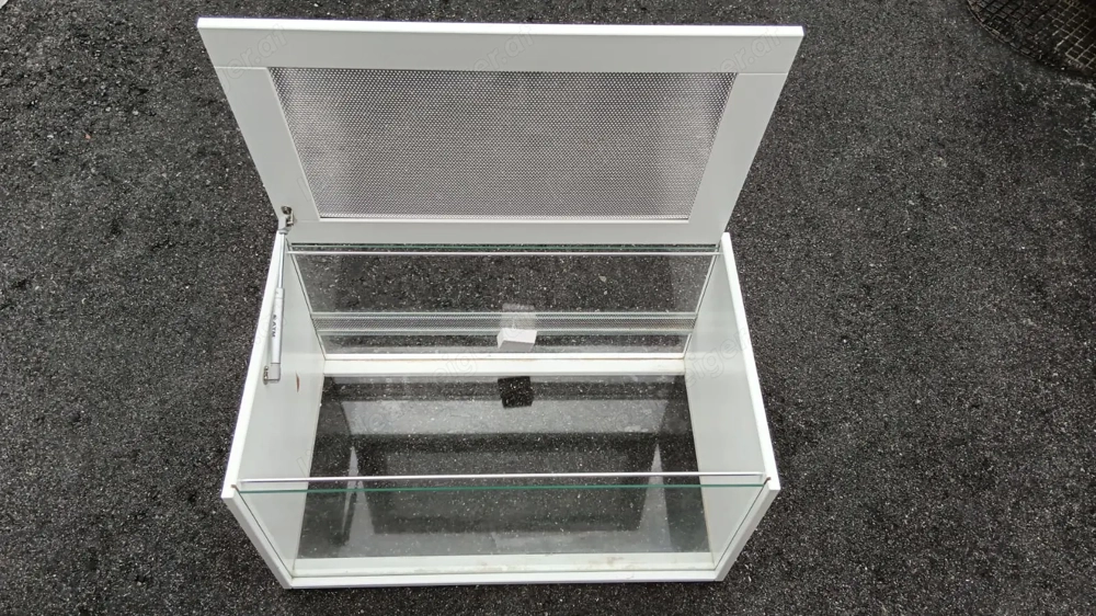 Hamsterkäfig aus Holz Glas