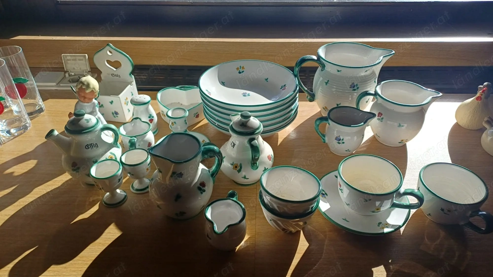 Gmundner Keramik "Streublume" - großes Konvolut