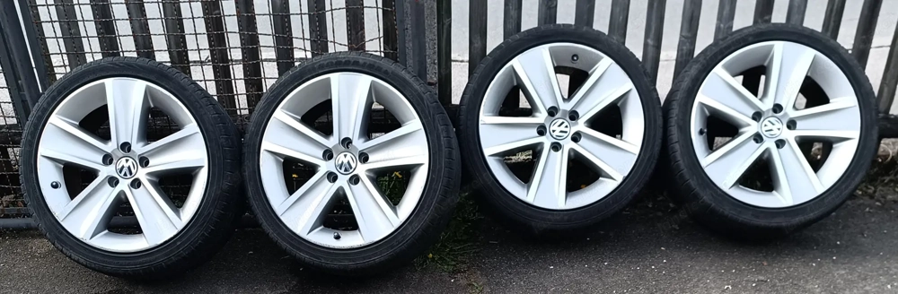AUDI VW SKODA SEAT_18 Zoll Alufelg BUDAPEST Titan grau LK. 5x112