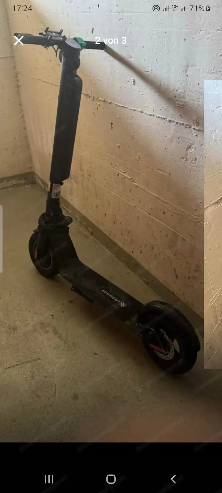 E-scooter Augment 250kilometer wie Neu