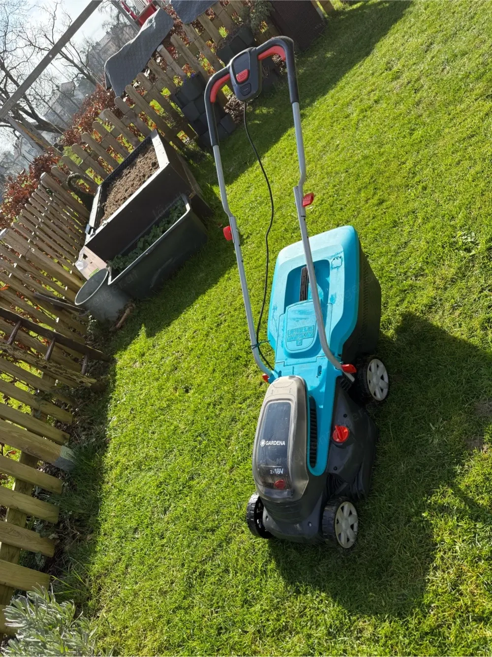 Gardena Akku-rasenmäher für bastler