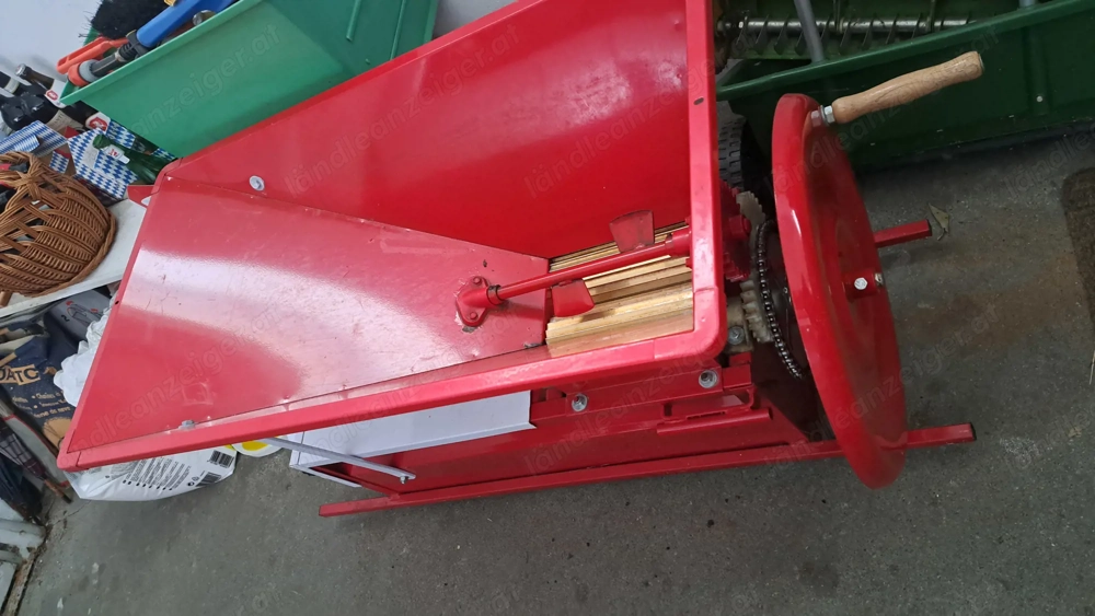 Abbeermaschine Handbetrieb