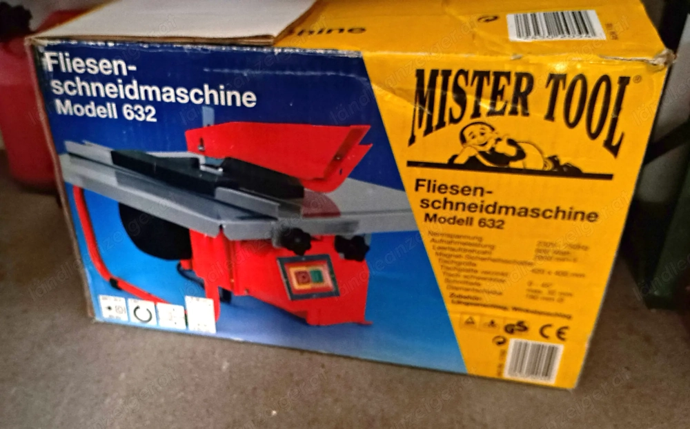 Mister Tool elektrische Fliessenschneidmaschine