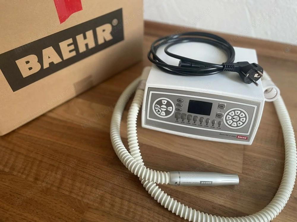 Fußpflegegerät BEAHR TEC A 2000 Trockentechnik