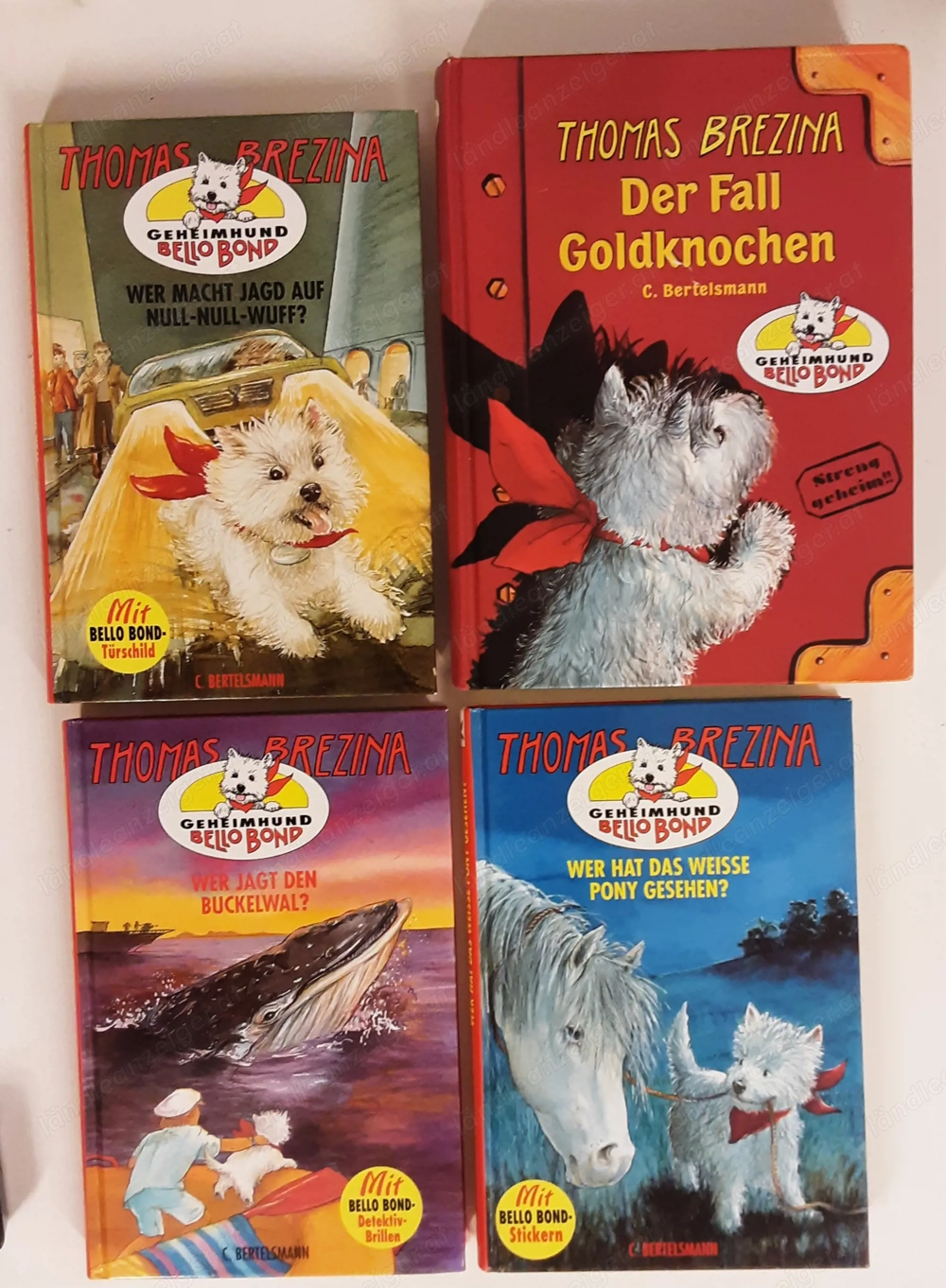 Thomas Brezina  -  Geheimhund Bello Bond  Band 1, 5, 6, 11