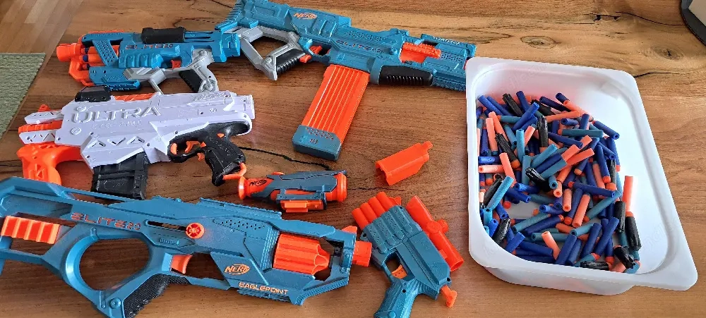 verschiedene Nerf 