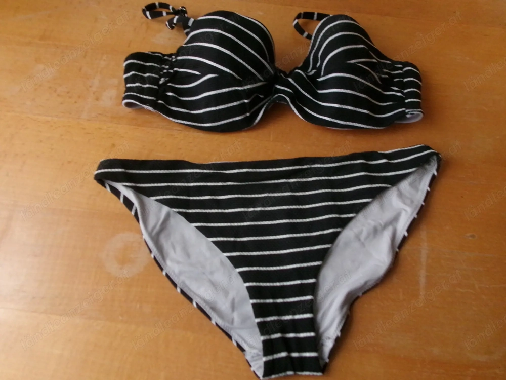 Bikini weiß - schwarz 