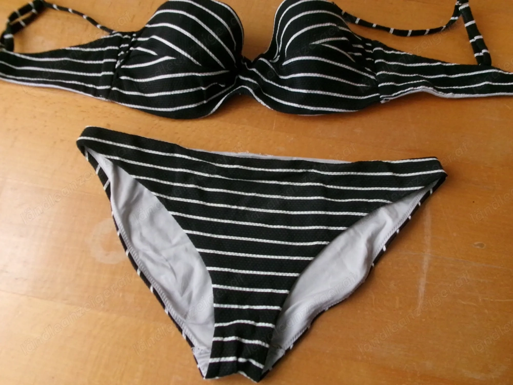 Bikini, schwarz - weiß,