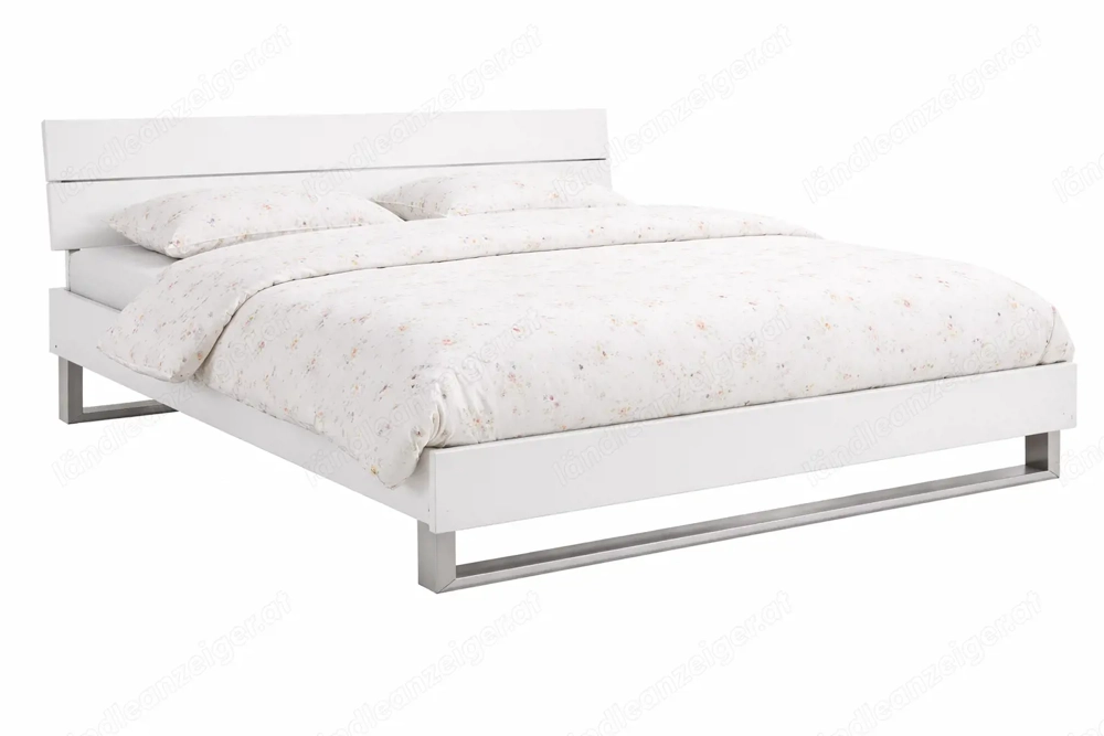 Bettgestell weiß, 140x200