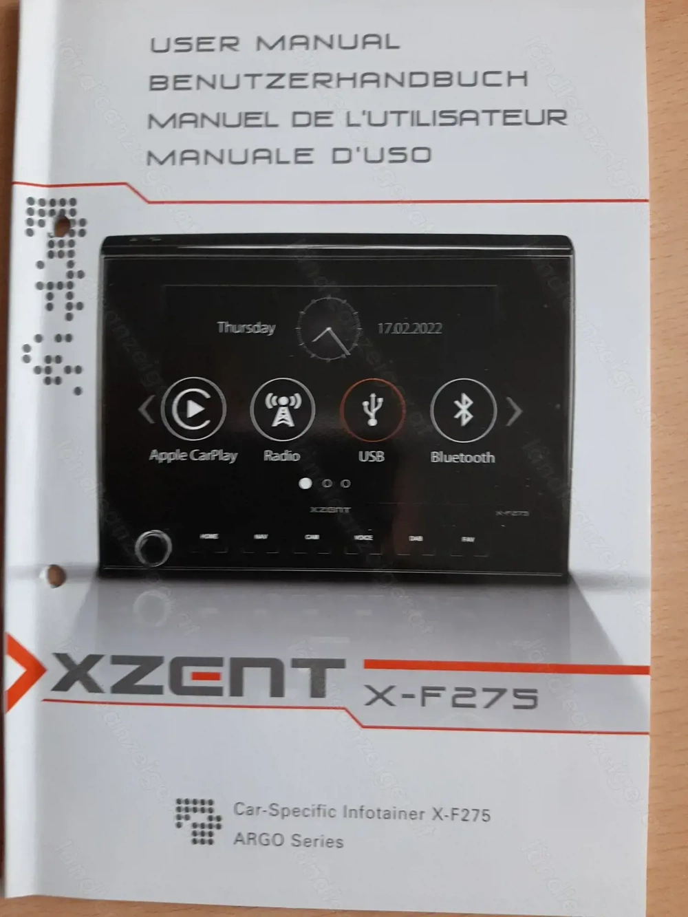 Navi Xzent X-275 für Wohnmobil
