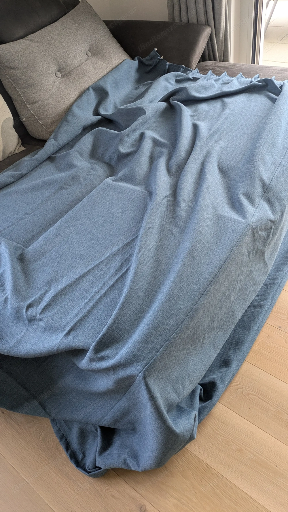 Schlafzimmervorhang 99% Dimout in blau