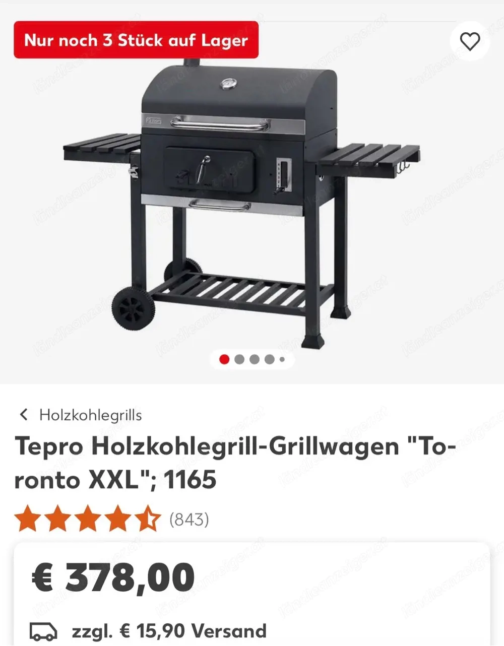 Holzkohlegrill