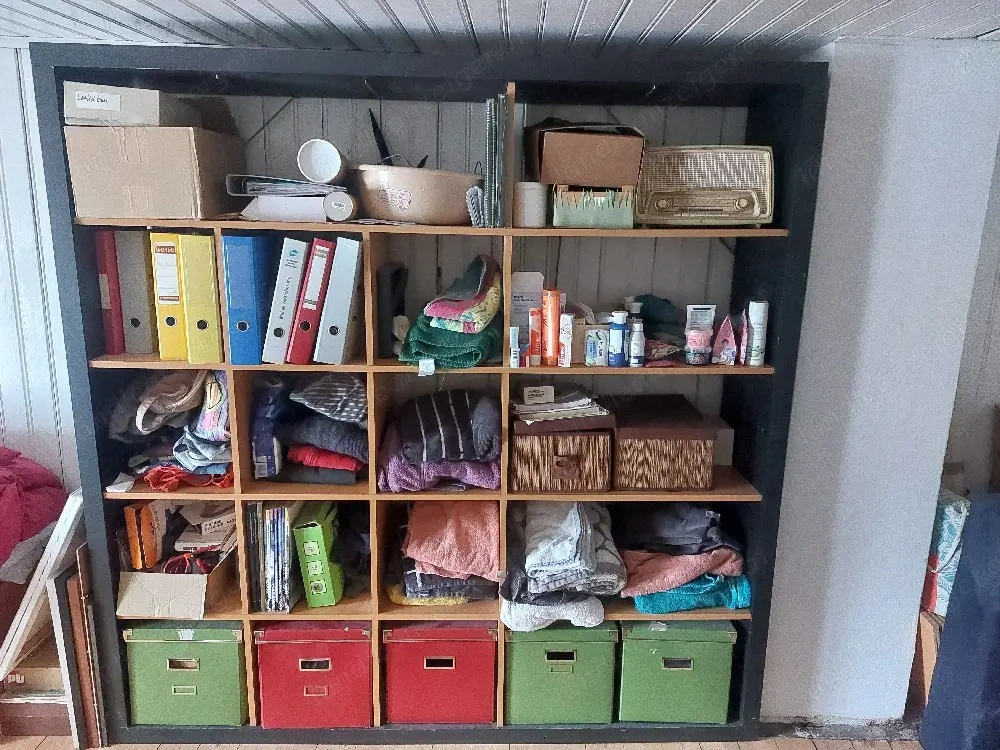 Ikea Kallax Regal schwarz