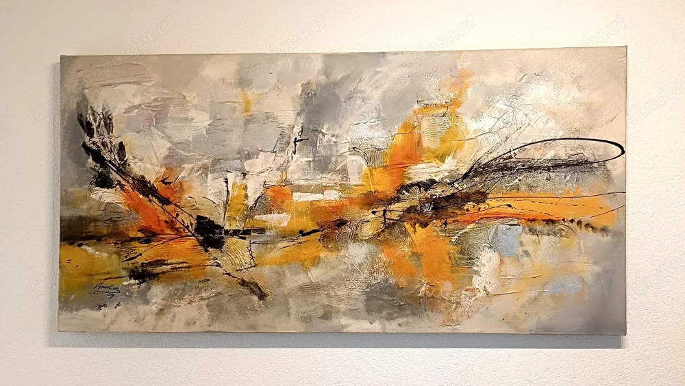 Acryl auf Leinwand, Motiv Aufbruch